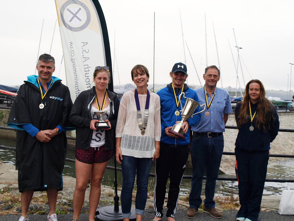 Breakwater swimmers